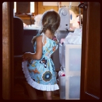 #yumistudio #sewing #dress #handmade #girl